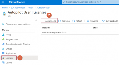 Assign Intune License 2